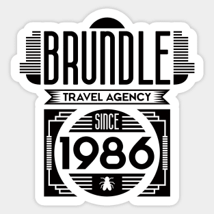 Brundle Fly Logo Sticker